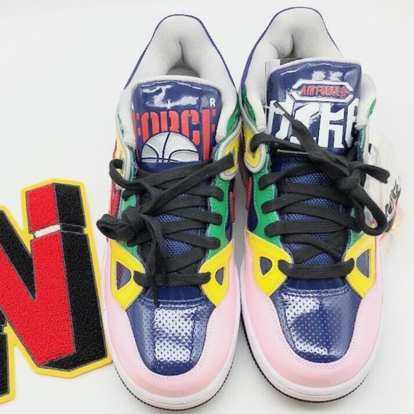 NIGO × Nike Air Force 3 Low SP Navy Blue Void US Men's Size 6.5/Women's 8 - Picture 2 of 3